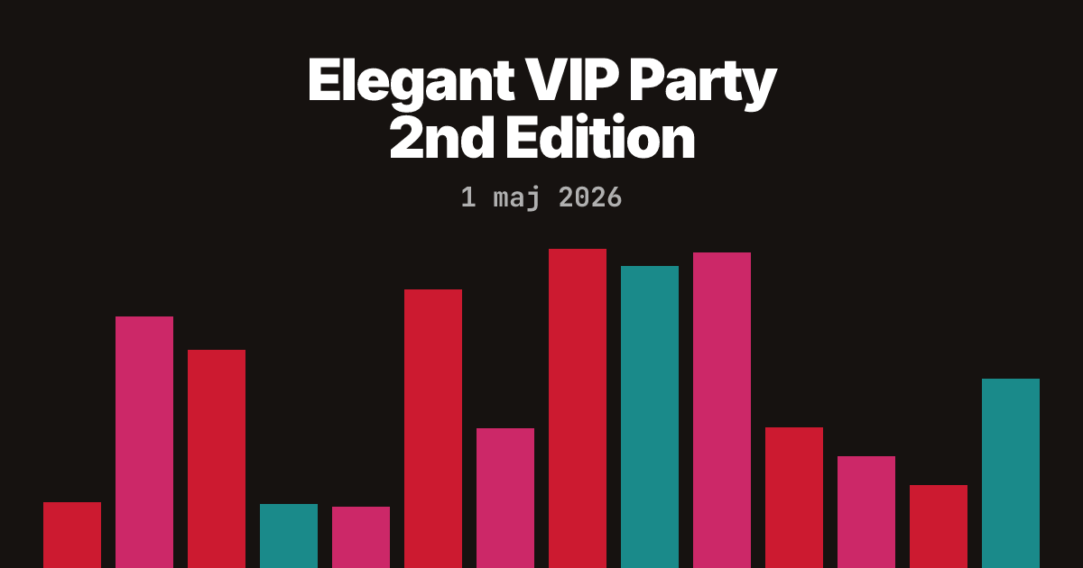Vip Maj Elegant VIP Party 2nd Edition på Mottetens Folketshus i Malmö